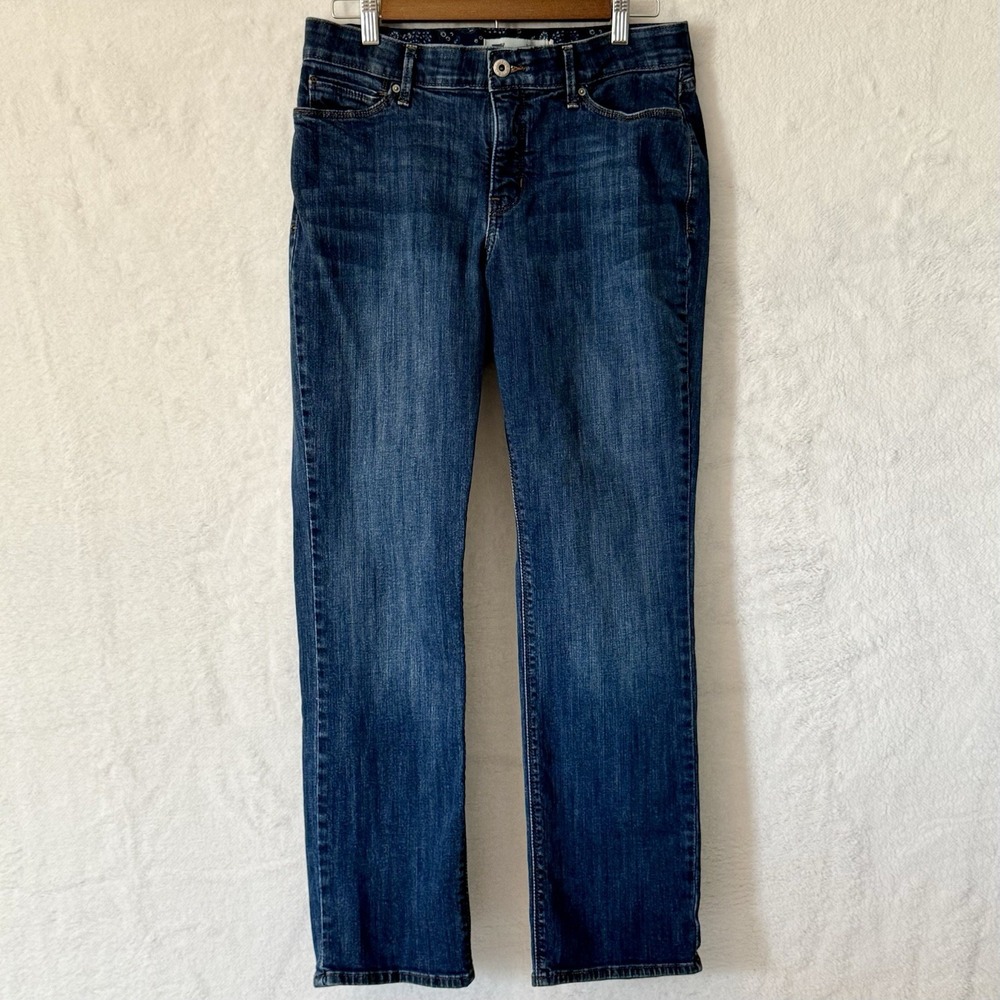 Women's‎ Levis Brown Tab Perfect Waist Straight Leg Jeans 10 30x30 Blue Denim